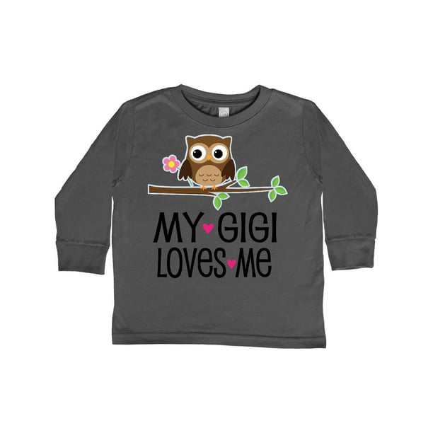 inktastic My Gigi Loves Me Girl Owl Toddler T-Shirt inktastic My Gigi Loves Me Girl Owl Toddler T-Shirt